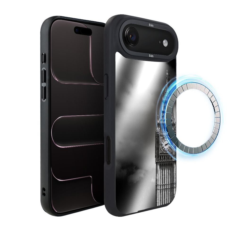 Etui do iPhone Air IBIZU DropGuard Matt z MagSafe, Noir City, Big Ben
