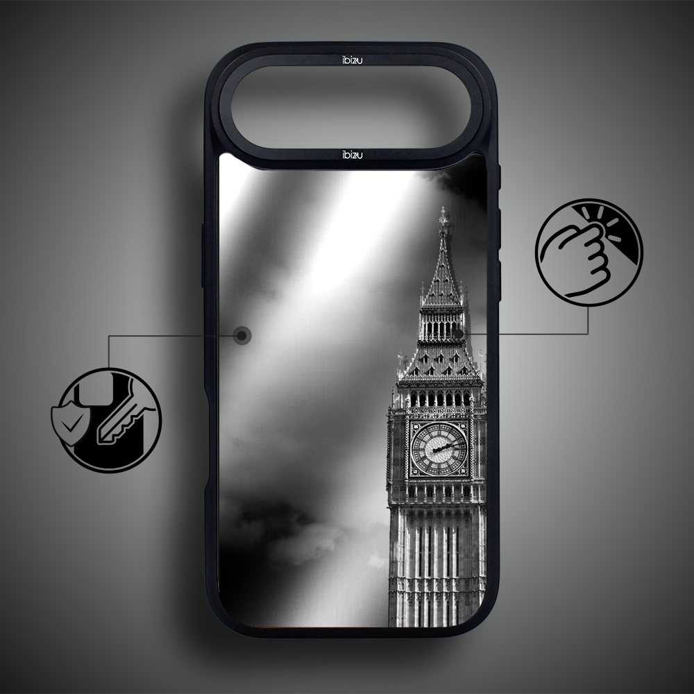 Etui do iPhone Air IBIZU DropGuard Matt z MagSafe, Noir City, Big Ben4