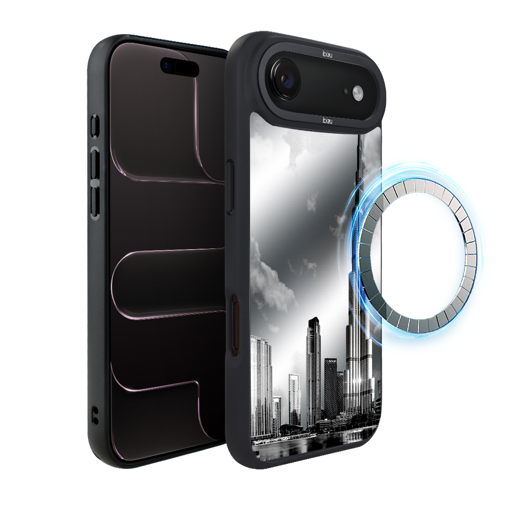 Etui do iPhone Air IBIZU DropGuard Matt z MagSafe, Noir City, Burj Khalifa