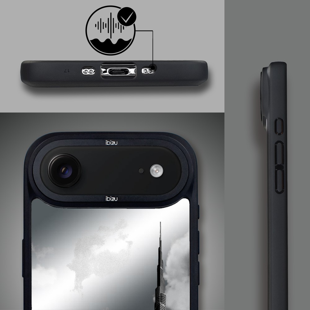 Etui do iPhone Air IBIZU DropGuard Matt z MagSafe, Noir City, Burj Khalifa8