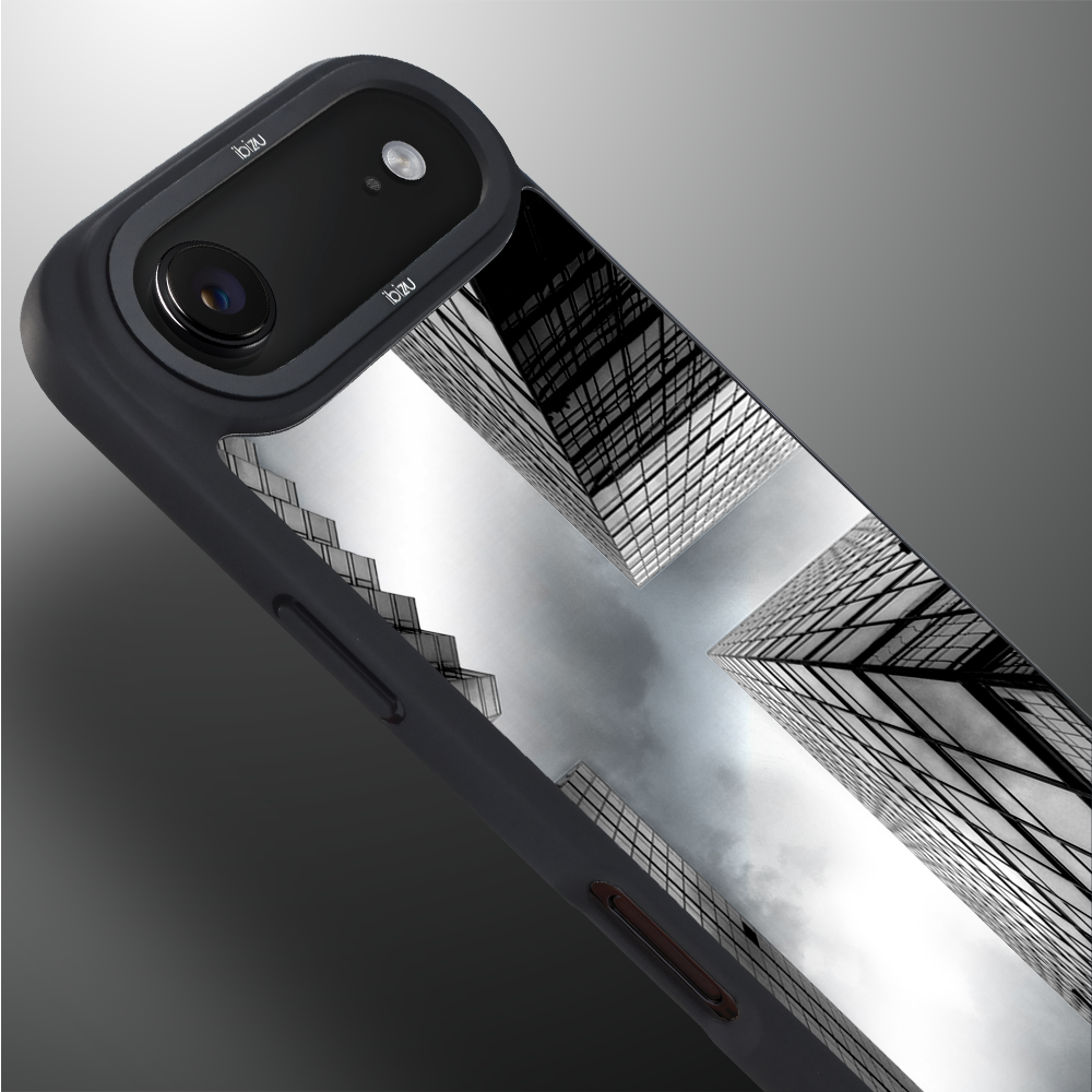 Etui do iPhone Air IBIZU DropGuard Matt z MagSafe, Noir City, Drapacze Chmur6