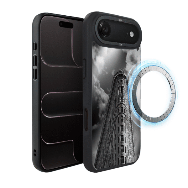 Etui do iPhone Air IBIZU DropGuard Matt z MagSafe, Noir City, Flatiron