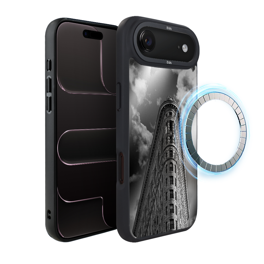 Etui do iPhone Air IBIZU DropGuard Matt z MagSafe, Noir City, Flatiron