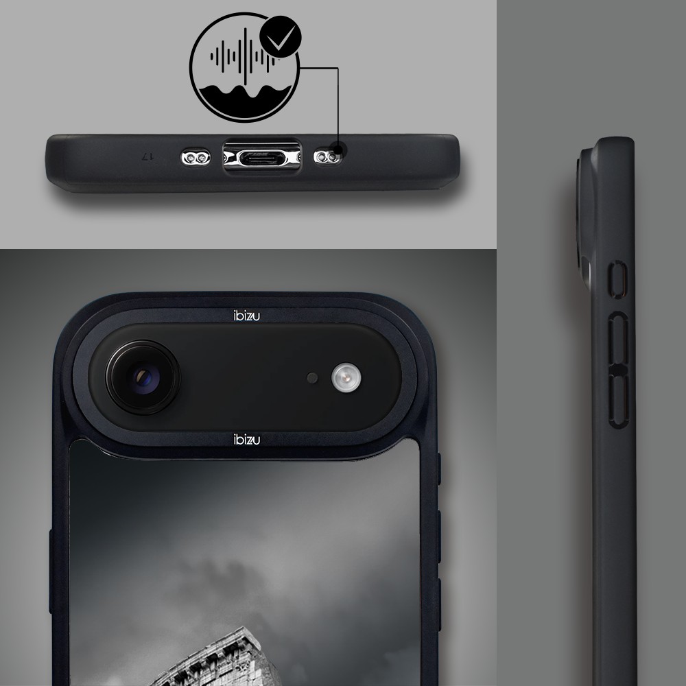 Etui do iPhone Air IBIZU DropGuard Matt z MagSafe, Noir City, Koloseum1