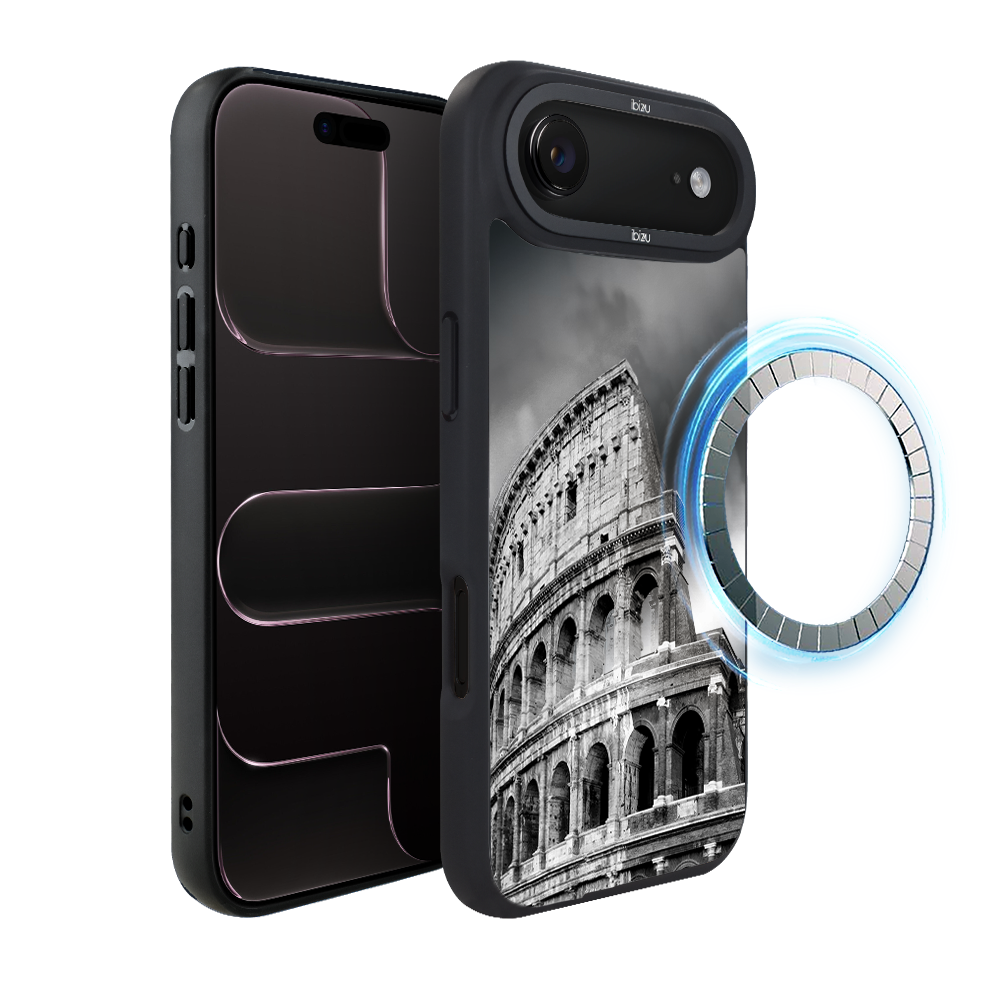 Etui do iPhone Air IBIZU DropGuard Matt z MagSafe, Noir City, Koloseum