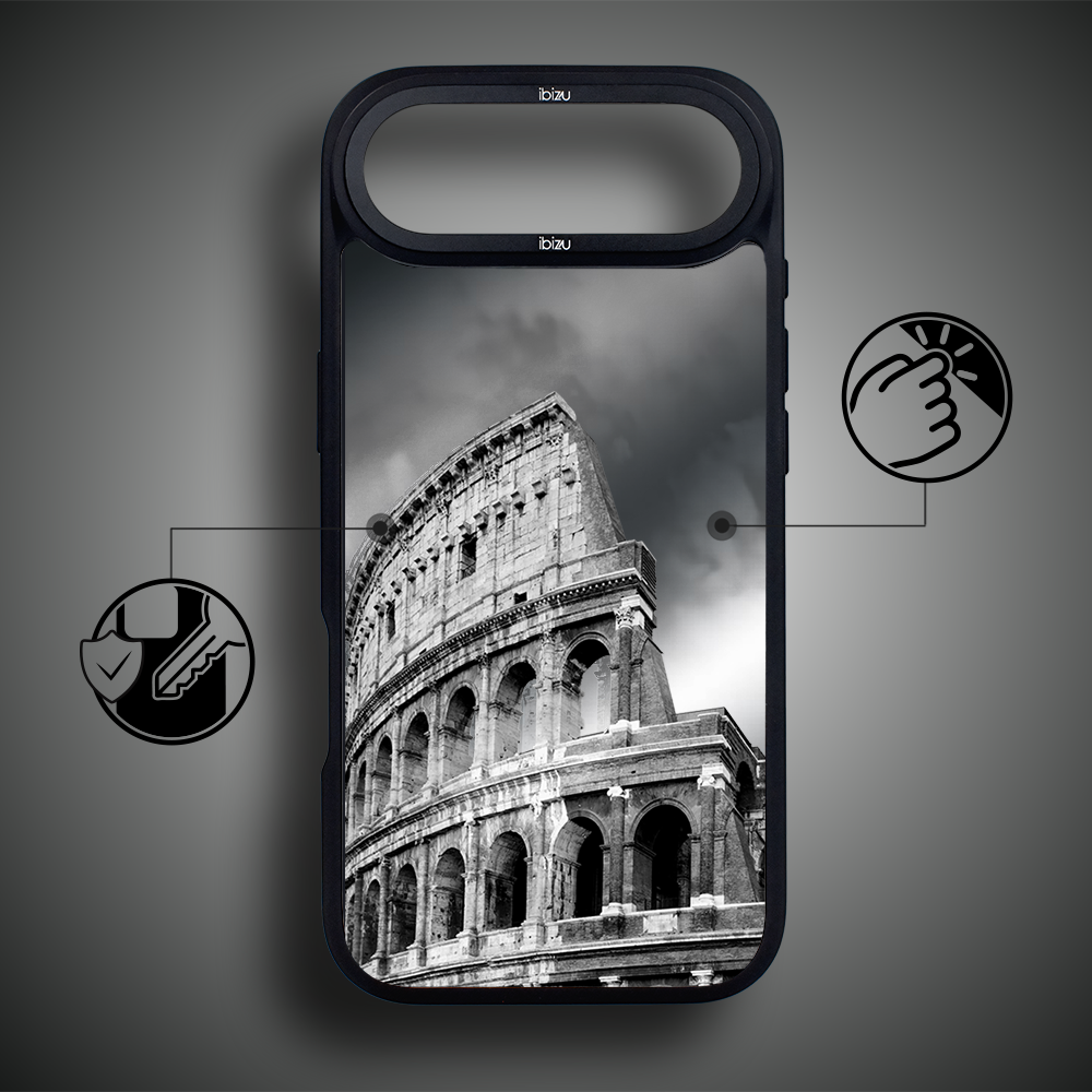 Etui do iPhone Air IBIZU DropGuard Matt z MagSafe, Noir City, Koloseum5