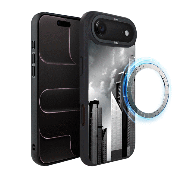Etui do iPhone Air IBIZU DropGuard Matt z MagSafe, Noir City, Manhattan