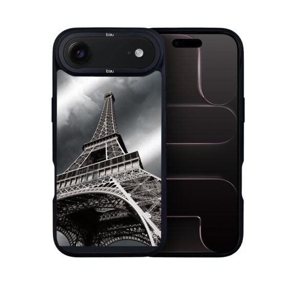 Etui do iPhone Air IBIZU DropGuard Matt z MagSafe, Noir City, Wieża Eiffla3