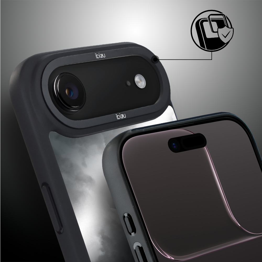 Etui do iPhone Air IBIZU DropGuard Matt z MagSafe, Noir City, Wieża Eiffla8