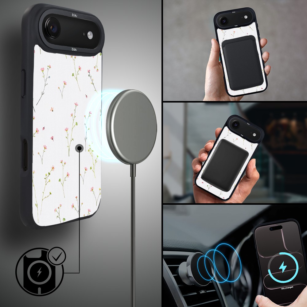 Etui do iPhone Air IBIZU DropGuard Matt z MagSafe, Pastel Bloom, Polna fantazja5