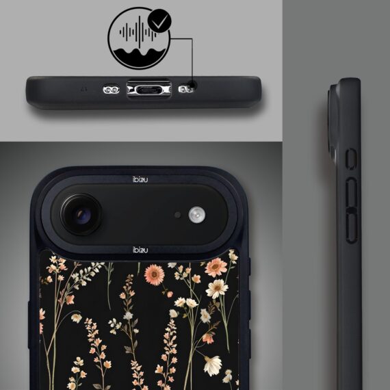 Etui do iPhone Air IBIZU DropGuard Matt z MagSafe, Pastel Bloom, Północny ogród1