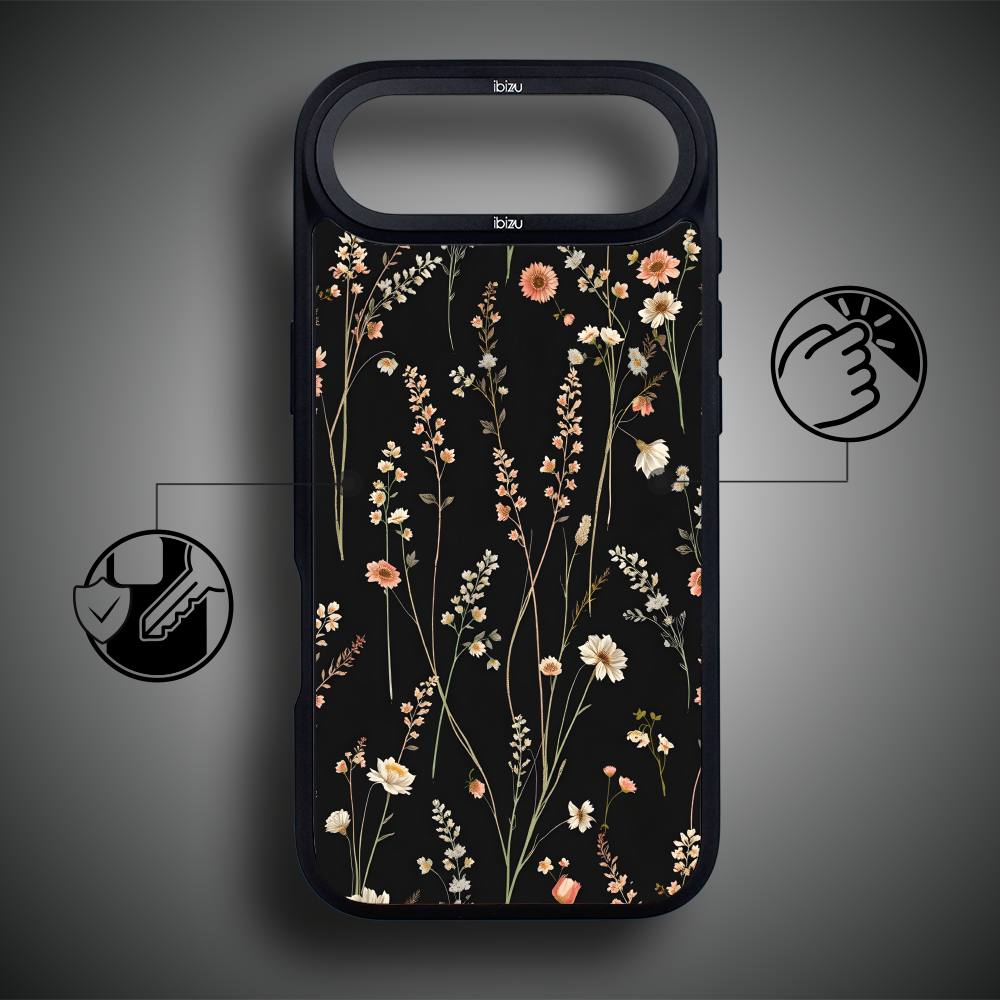 Etui do iPhone Air IBIZU DropGuard Matt z MagSafe, Pastel Bloom, Północny ogród5