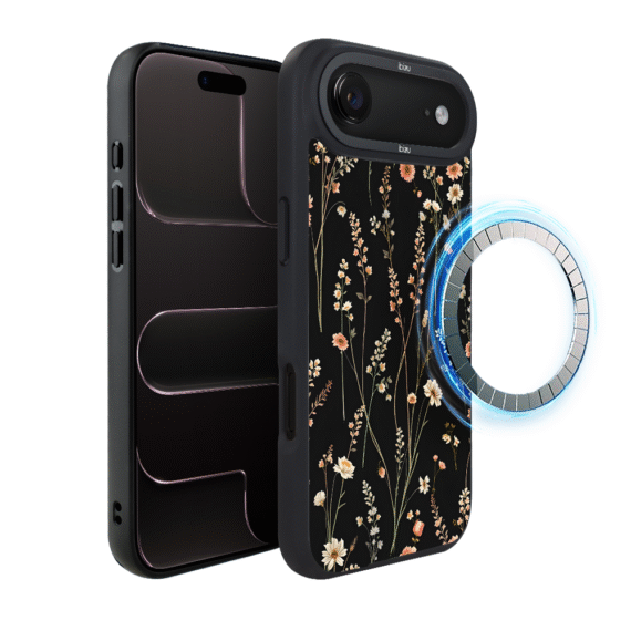 Etui do iPhone Air IBIZU DropGuard Matt z MagSafe, Pastel Bloom, Północny ogród6