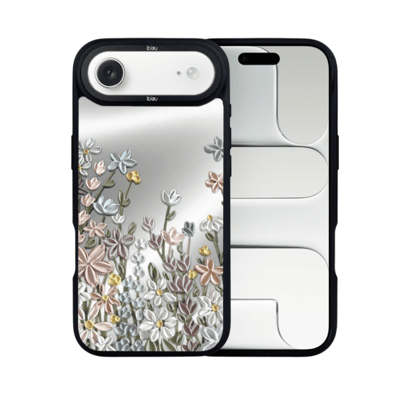Etui do iPhone Air IBIZU DropGuard Matt z MagSafe, Relief Garden, Wiosenna łąka (8)