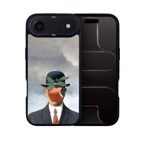 Etui do iPhone Air IBIZU DropGuard Matt z MagSafe, Rene Magritte, syn człowieczy7