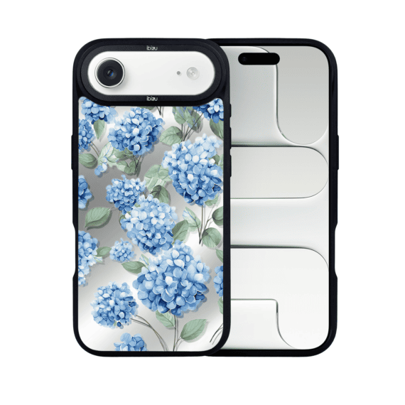 Etui do iPhone Air IBIZU DropGuard Matt z MagSafe, Szafirowa Hortensja (7)