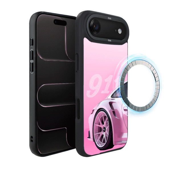 Etui do iPhone Air IBIZU DropGuard Matt z MagSafe, TechDrive, 911 różowe