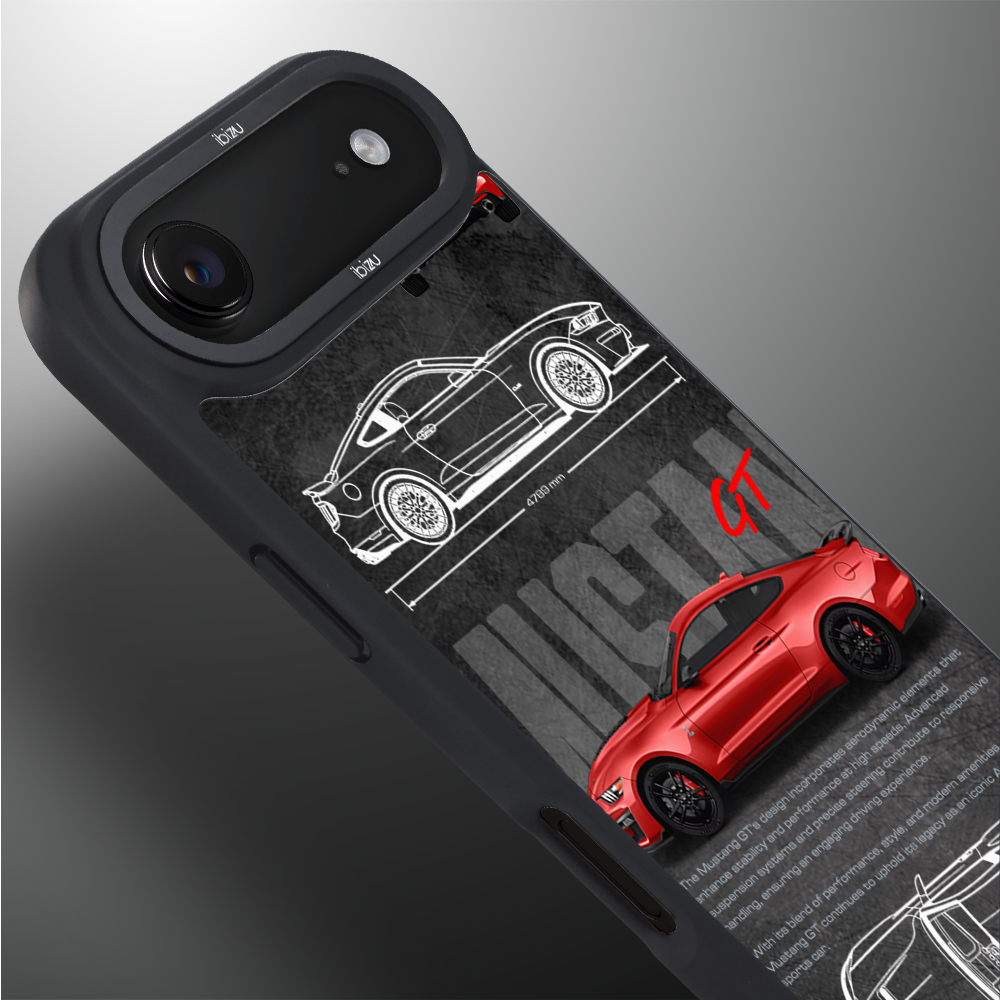 Etui do iPhone Air IBIZU DropGuard Matt z MagSafe, TechDrive, GT V8 “Coyote”4