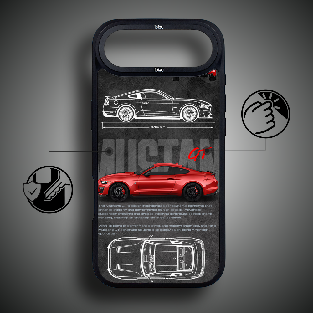 Etui do iPhone Air IBIZU DropGuard Matt z MagSafe, TechDrive, GT V8 “Coyote”6