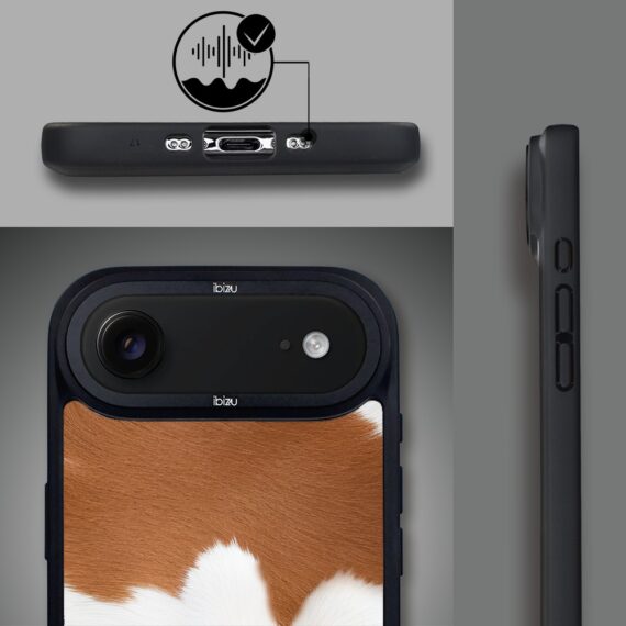 Etui do iPhone Air IBIZU DropGuard Matt z MagSafe, Zew Natury, Alpejska krowa1