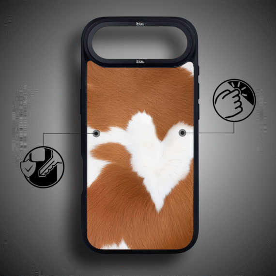 Etui do iPhone Air IBIZU DropGuard Matt z MagSafe, Zew Natury, Alpejska krowa5