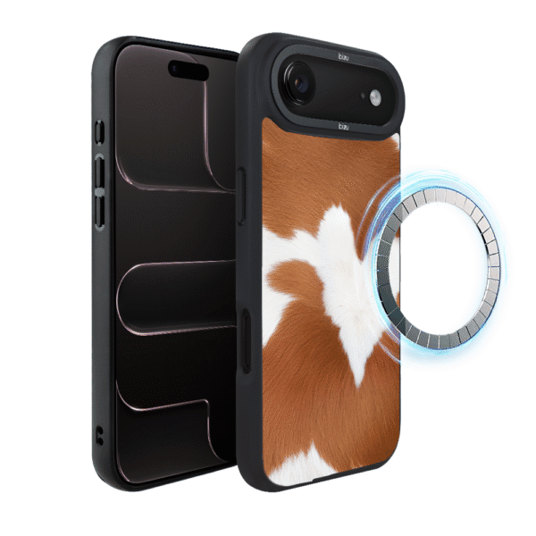 Etui do iPhone Air IBIZU DropGuard Matt z MagSafe, Zew Natury, Alpejska krowa