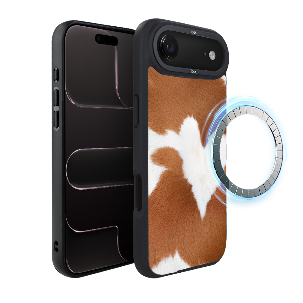 Etui do iPhone Air IBIZU DropGuard Matt z MagSafe, Zew Natury, Alpejska krowa