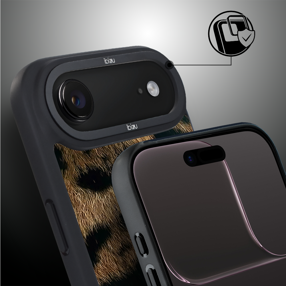 Etui do iPhone Air IBIZU DropGuard Matt z MagSafe, Zew Natury, Lampart2