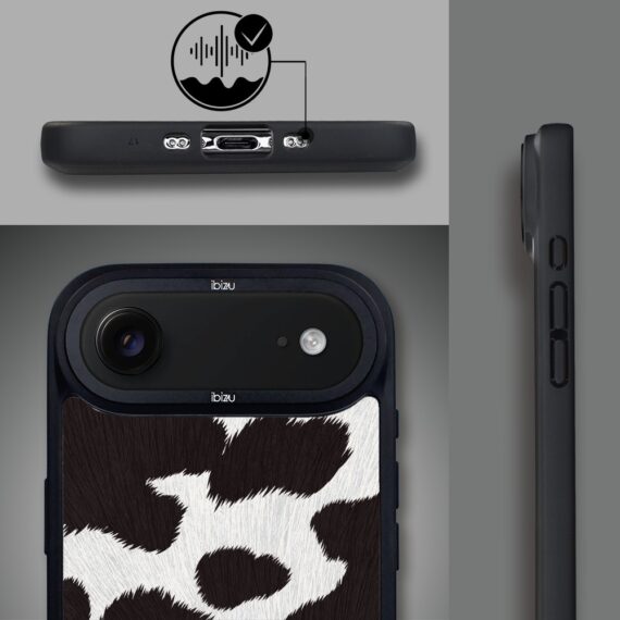 Etui do iPhone Air IBIZU DropGuard Matt z MagSafe, Zew Natury, Polska krowa1