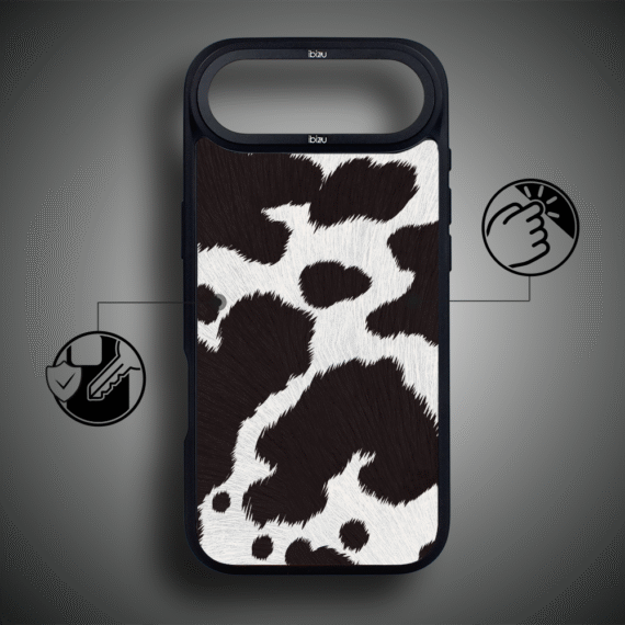 Etui do iPhone Air IBIZU DropGuard Matt z MagSafe, Zew Natury, Polska krowa5