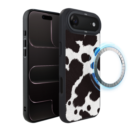 Etui do iPhone Air IBIZU DropGuard Matt z MagSafe, Zew Natury, Polska krowa6