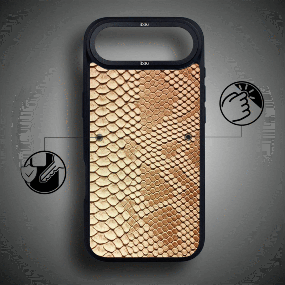 Etui do iPhone Air IBIZU DropGuard Matt z MagSafe, Zew Natury, Wąż5