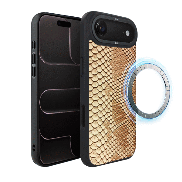 Etui do iPhone Air IBIZU DropGuard Matt z MagSafe, Zew Natury, Wąż