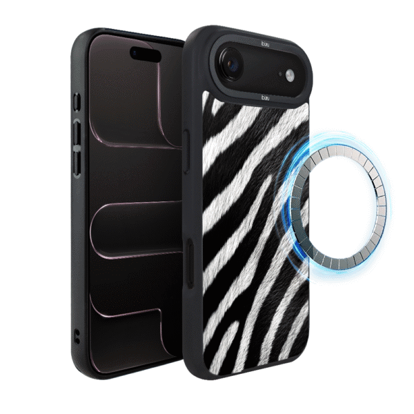 Etui do iPhone Air IBIZU DropGuard Matt z MagSafe, Zew Natury, Zebra