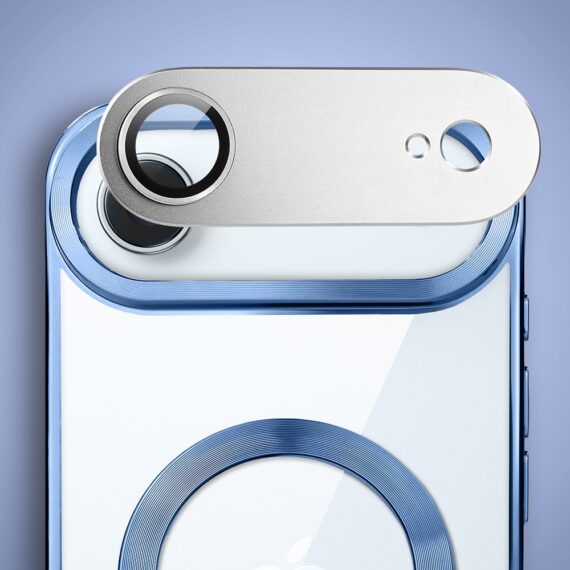 Etui do iPhone Air MagSafe Luxury, przeźroczyste, niebieskie (6)