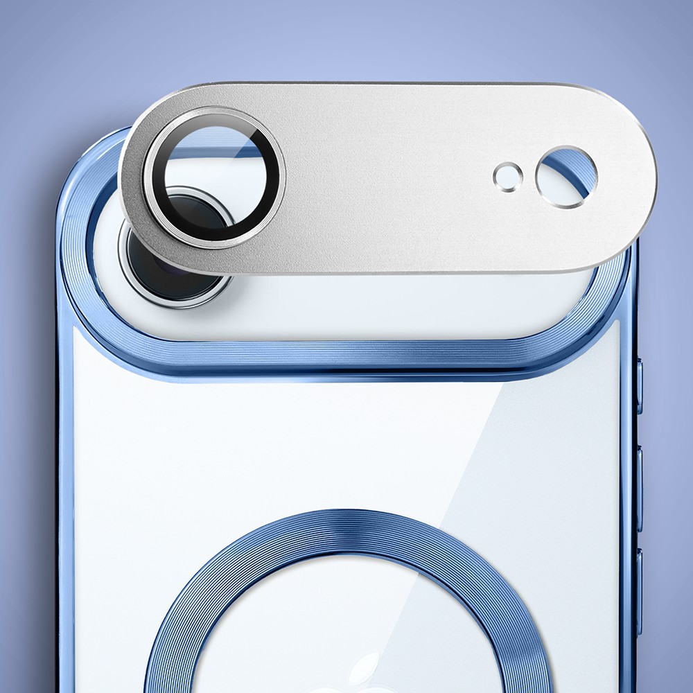Etui do iPhone Air MagSafe Luxury, przeźroczyste, niebieskie (6)