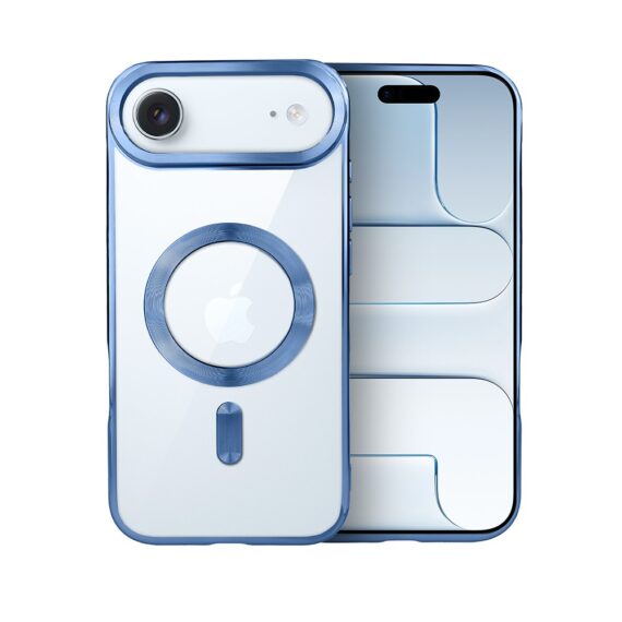 Etui do iPhone Air MagSafe Luxury, przeźroczyste, niebieskie (7)