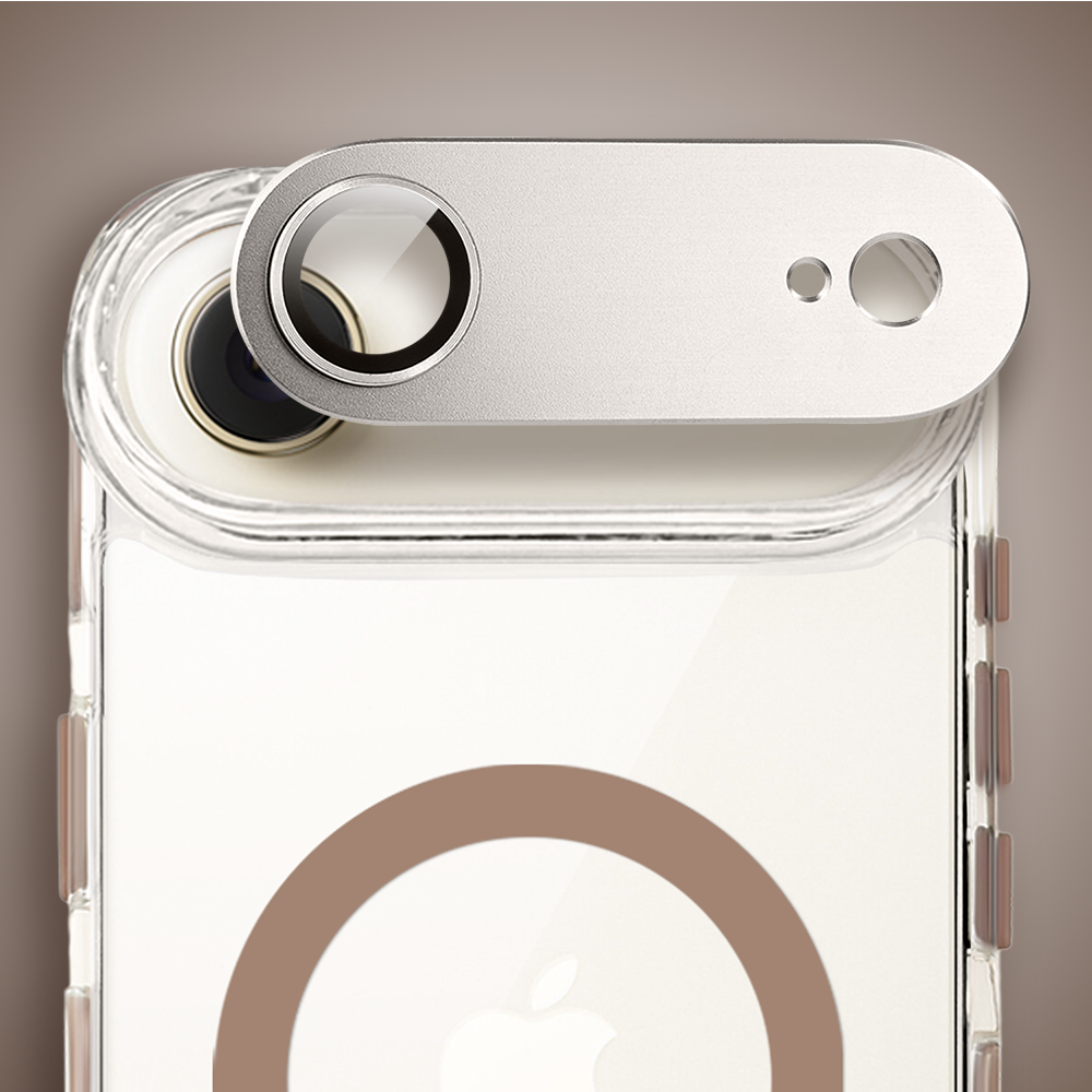 Etui do iPhone Air, MagSafe, ze smyczą, na ramię, crossbody, pustynny tytan (6)