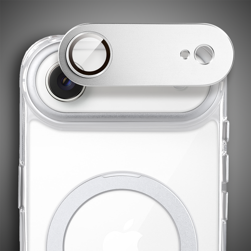 Etui do iPhone Air Metal Clear Cam MagSafe Stand z podstawką, twarde, przeźroczyste (3)