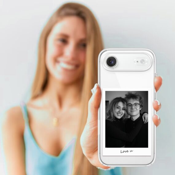 Etui do iPhone Air, Polaroid z własnym zdjęciem, upominek na prezent, przeźroczyste (4)