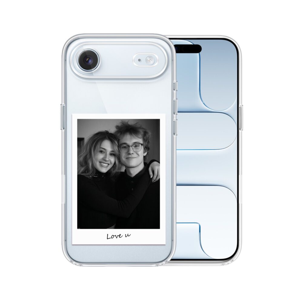 Etui do iPhone Air, Polaroid z własnym zdjęciem, upominek na prezent, przeźroczyste (5)