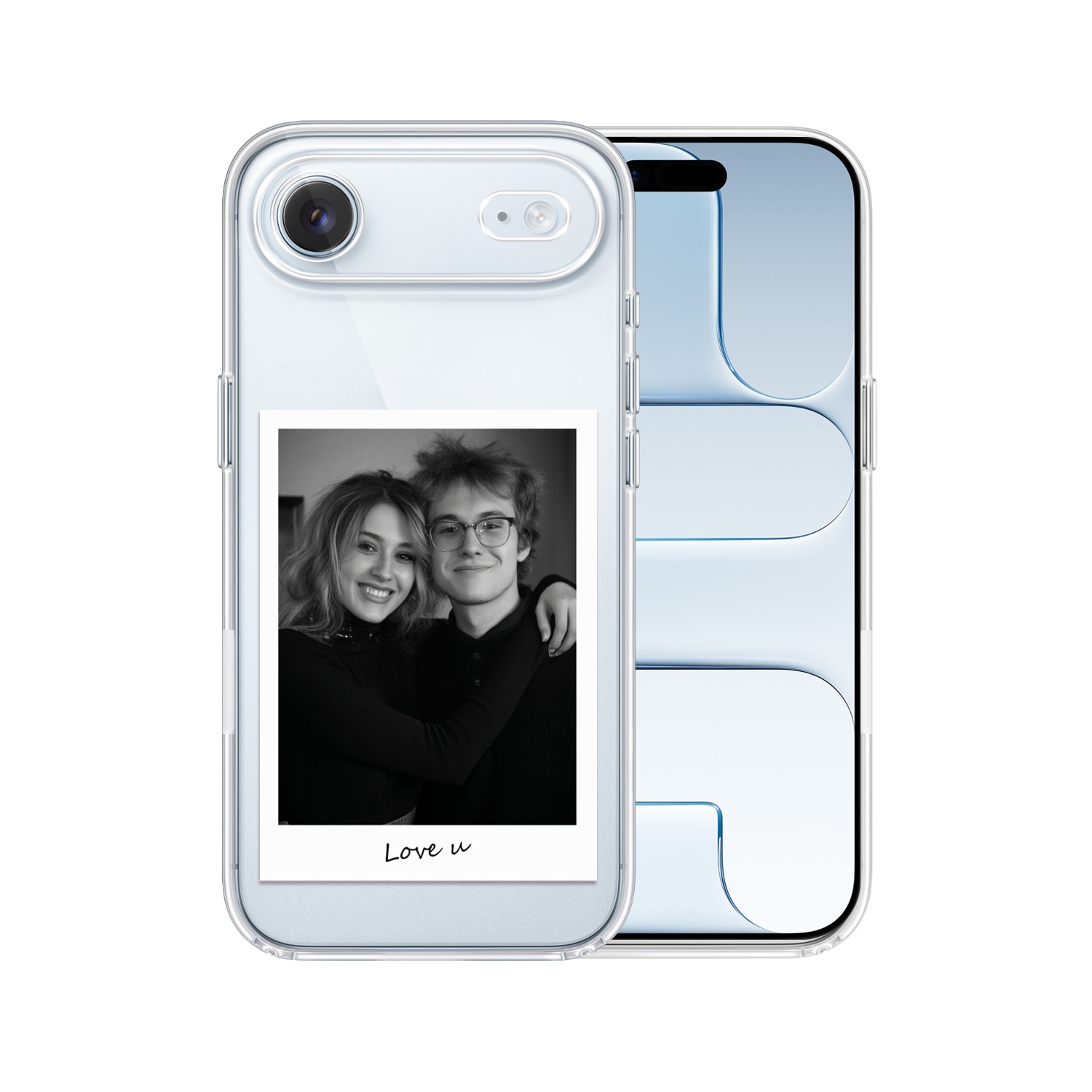 Etui do iPhone Air, Polaroid z własnym zdjęciem, upominek na prezent, przeźroczyste