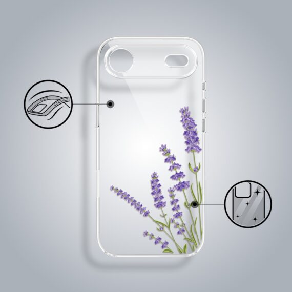 Etui do iPhone Air, lawenda, przeźroczyste (3)