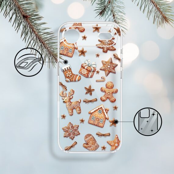 Etui do iPhone Air, magia pierniczków, przeźroczyste17Air-1