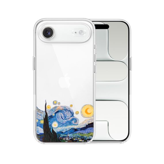 Etui do iPhone Air, obraz Van Gogh, przeźroczyste (4)