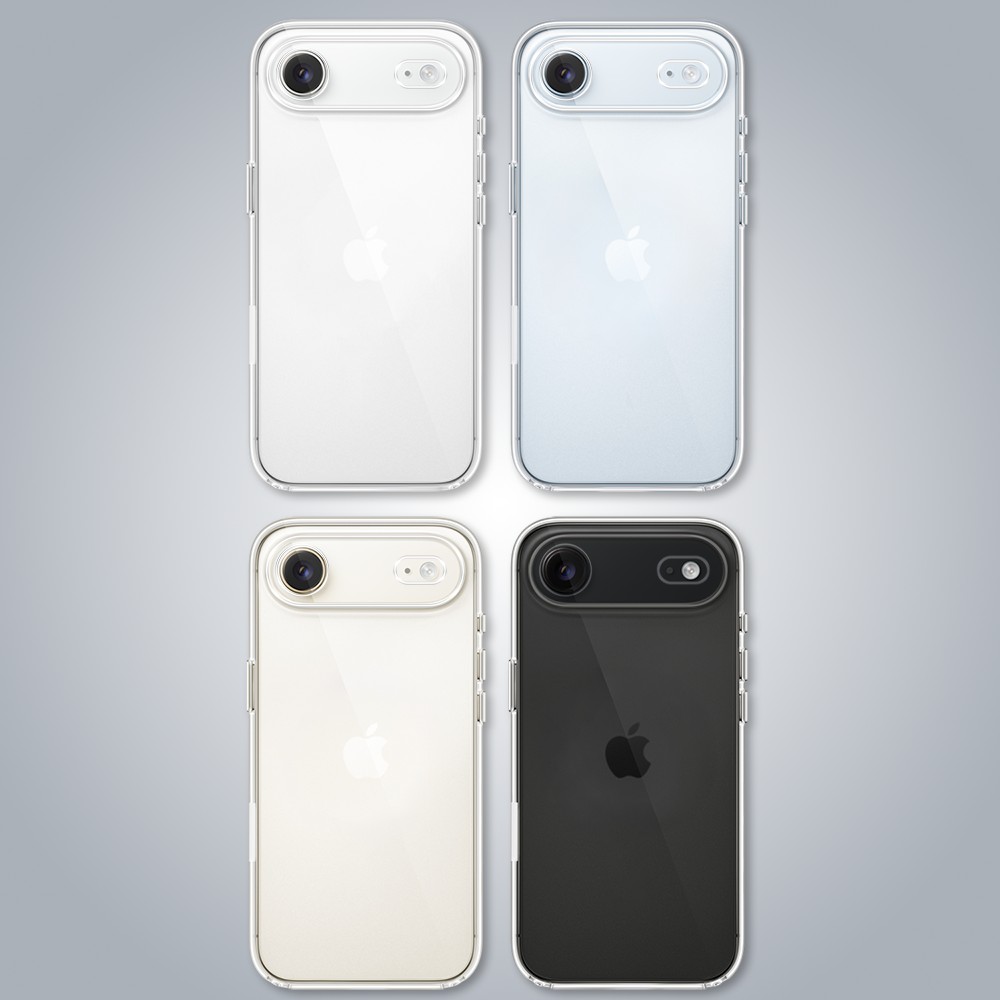 Etui do iPhone Air silikonowe, transparentne z osłoną aparatu (5)