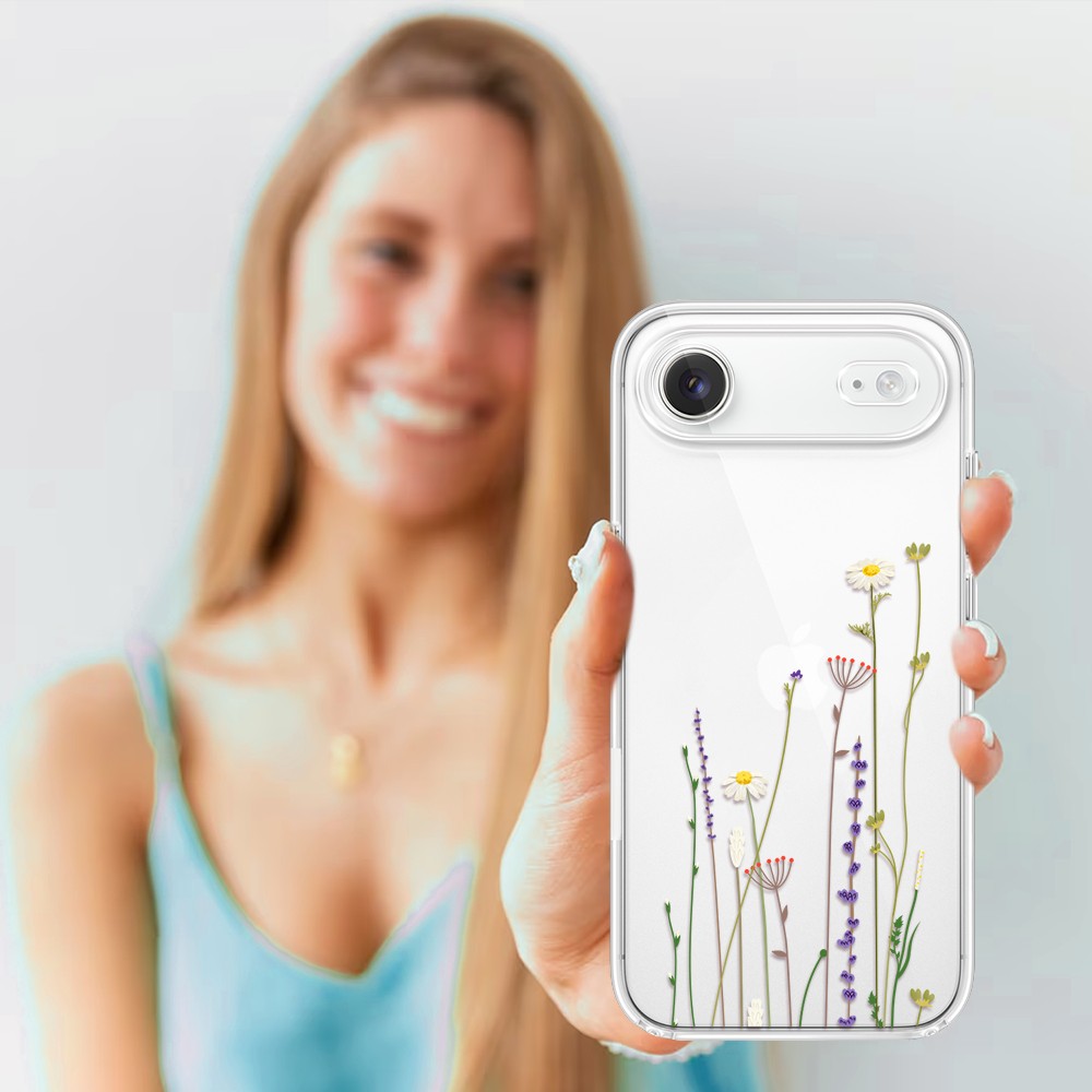 Etui do iPhone Air, wiosenne kwiaty, przeźroczyste (2)