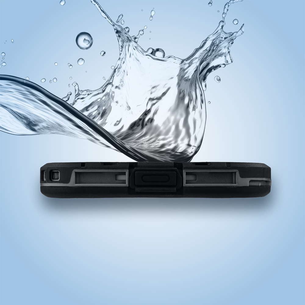 Etui do iPhone Air wodoodporne z MagSafe, pancerne, przeźroczyste, czarne (2)