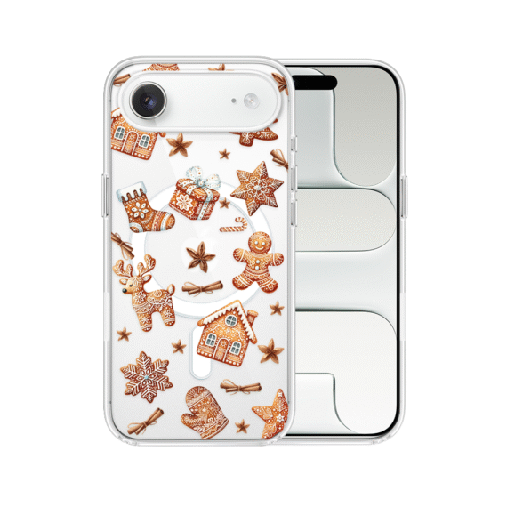 Etui do iPhone Air z MagSafe, magia pierniczków, przeźroczyste5