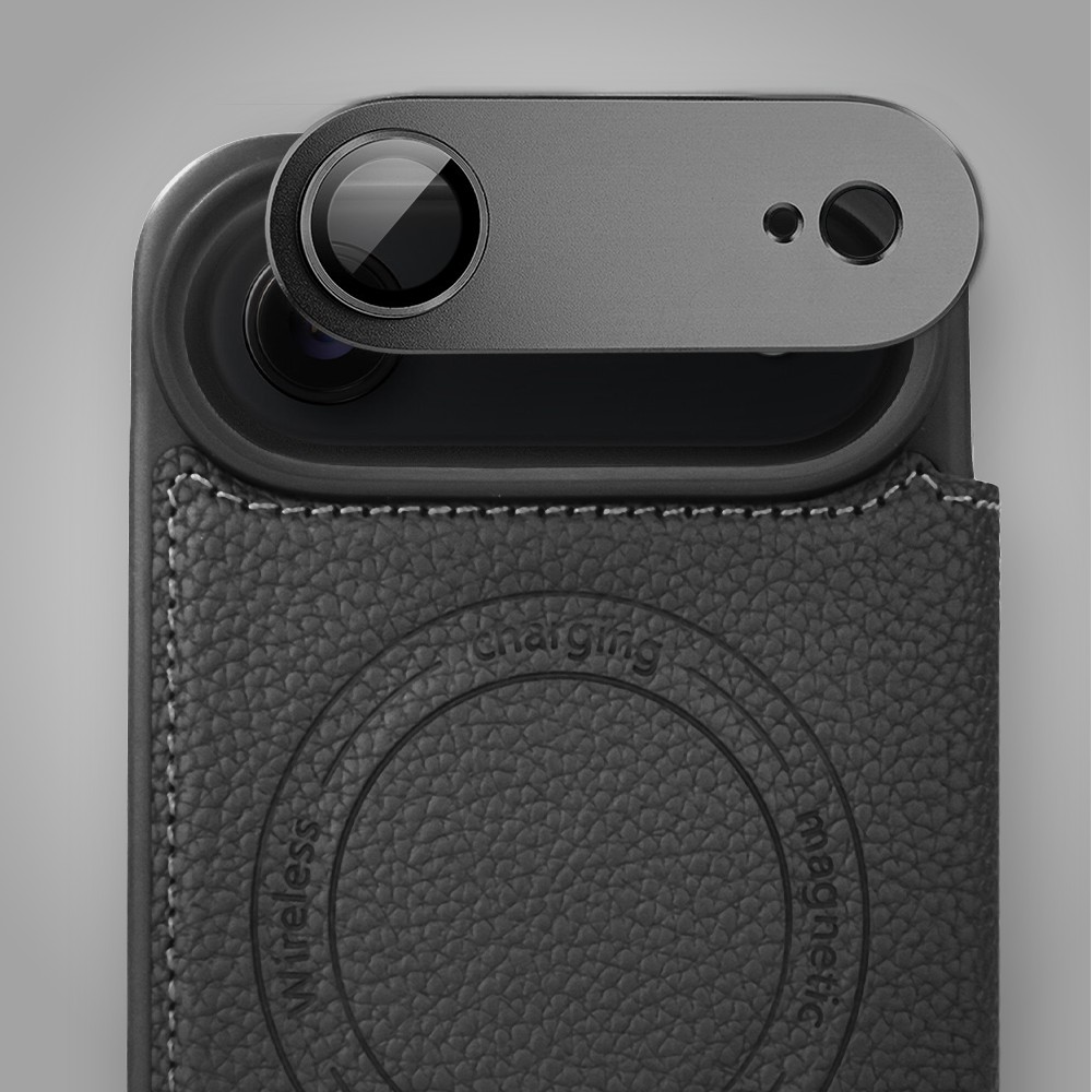 Etui do iPhone Air z klapką Solid MagSafe Book, typu książka, czarne (6)